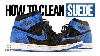 How to Clean Suede Air Jordan 1 Reimagined [upl. by Eustashe]