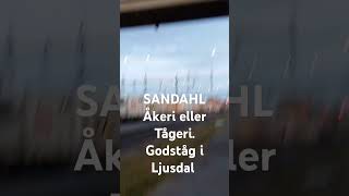 Vid Ljusdal Tågstation Sandahl hade rast Ganska långt tåg [upl. by Hendon]