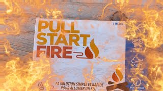 QUICK AND EASY PULL START FIRESTARTER  🔥 Lazy Man’s CampFire 🔥 [upl. by Carlene]