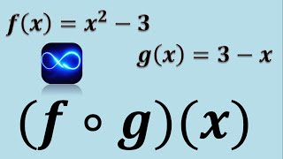 Composición de funciones Método fácil Ejemplo 2 [upl. by Margery]