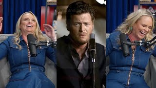 Miranda Lambert Loses It Hearing Blake Shelton Wedding Song [upl. by Ellynn]