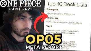 THE 2 DECKS DOMINATING THE OP05 META  OP05 META REPORT  One Piece Card Game [upl. by Sharline]