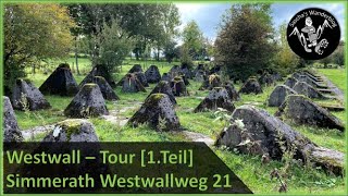 Westwall  Tour 1Teil  Simmerath Westwallweg und Eifelkreuz 21 [upl. by Arch891]