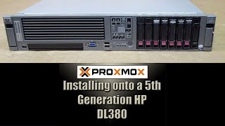 HP DL380 G5 Solve OS installation problems ProxMox [upl. by Atinrehs]