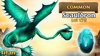 Scauldron — Max Level 175 Titan Mode  Dragons Rise of Berk [upl. by Markiv]