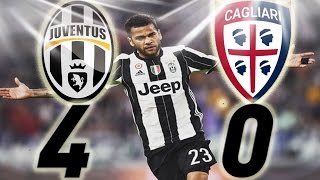 JUVENTUS CAGLIARI 40 UN CAMPIONATO A PARTE  Dani Alves Rugani Higuain [upl. by Jer195]