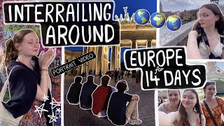 14 days interrailing around Europe  portrait video [upl. by Abixah]