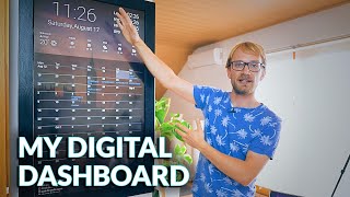 Making a Digital Dashboard w Google Calendar integration [upl. by Haslam]