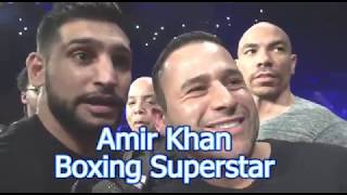 Class Act Amir Khan Super Nice To His Fans EsNews Boxing [upl. by Neelyaj]