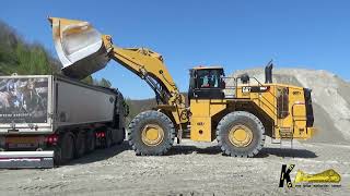 CATERPILLAR 988K WHEEL LOADER Loading TRUCKS caterpillar heavyequipment wheelloader [upl. by Hauger603]