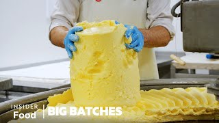 How 350 Tons Of Traditional French Butter Is Made Every Year  Big Batches  Insider Food [upl. by Lambard221]