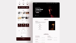 Responsive Personal Complete Portfolio Website HTML CSS And JavaScript  Mobile First [upl. by Ottavia120]