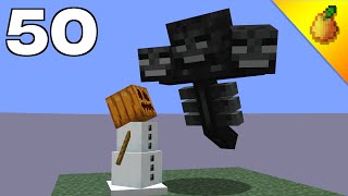 119 Skyblock Snow Golem Sacrifice For Wither Roses Episode 50 [upl. by Ainoval978]