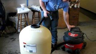 How to change sand in a TA 60 sand filter [upl. by Buna659]