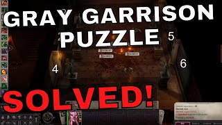 Gray Garrison Statue Puzzle Pathfinder Wrath of the Righteous Gray Garrison Puzzle [upl. by Alodie343]