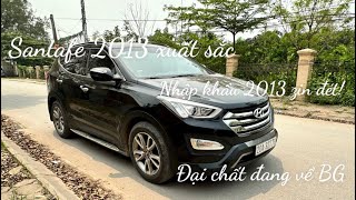 Santafe nhập khẩu 2013 zin đét chất lừ đang về các bác ạ Cọp chúa máy dầu các bác alo em0988834286 [upl. by Cilurzo]