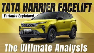 Harrier Facelift Is Overpriced  Variants Explained  SmartOPureO AdventureFearless [upl. by Siahc]