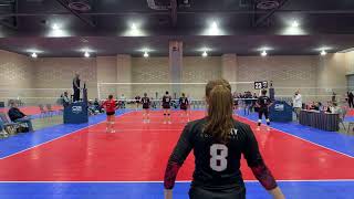 Husky 18 National vs SRVC Storm 18 Game 3 Set 1 Northeast Qualifier Philly 3824 [upl. by Olney298]