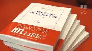 Tanguy Viel reçoit le Grand Prix RTLLire 2017 [upl. by Talbot934]