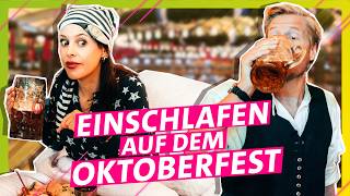 Laute Band und grölende Besucher Schlaf auf dem Oktoberfest ein  Das schaffst du nie [upl. by Nica240]