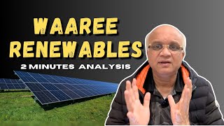 Waaree Renewables Stock 2 Minute Analysis [upl. by Annoif]