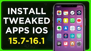 How to Get Tweaked Apps on iOS 157161 Easily No Jailbreak Full Guide [upl. by Ynafit459]