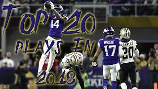 Top 20 Plays 2018  Minnesota Vikings Highlights [upl. by Nanny]