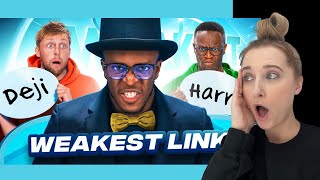 reacting to SIDEMEN WEAKEST LINK FOLABI EDITION [upl. by Elinad]