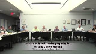 Norfolk Board of Selectmen 42413 [upl. by Duvall29]