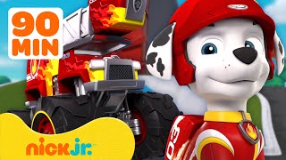 PAW Patrol Rescue Wheels Adventures 2 w Marshall 🚗 90 Minutes  Nick Jr [upl. by Odlanyar]