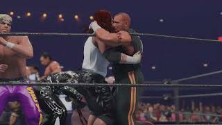 2001 Royal Rumble simulated in WWE2K22 [upl. by Aniryt]