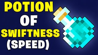 How to make a Potion of Swiftness speed Potion in Minecraft 121 [upl. by Brader]