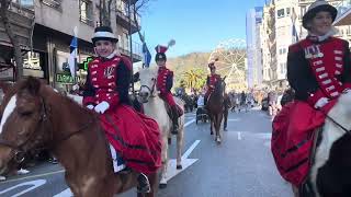 ESCUADRON LANCEROS REAL SOCIEDAD HIPICA SAN SEBASTIAN TAMBORRADA INFANTIL 2024 [upl. by Allana]