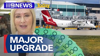 Melbourne Airports 3 billion third runway gets green light  9 News Australia [upl. by Sheepshanks642]