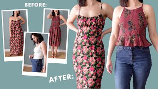 Spring THRIFT FLIP  Making clothes fit my style and my body better [upl. by Marcie]