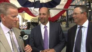 John Smoltz talks Hall of Fame induction with Glavine Maddux [upl. by Arabeila]