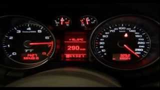 Audi TT 20 TFSI  290kmh TOP speed test on dyno [upl. by Merrel]