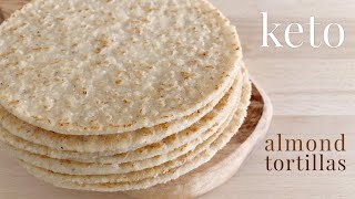 Keto Almond Tortillas  Vegan [upl. by Defant]