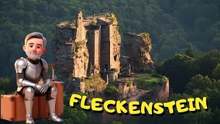 château fort de fleckenstein  trésor médiéval caché en alsace [upl. by Norah569]