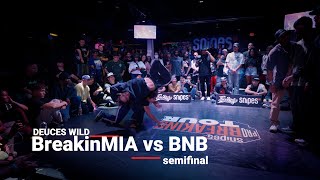 BreakinMIA vs BNB semi  stance x DEUCES WILD 2023  3v3 Crew [upl. by Naig12]