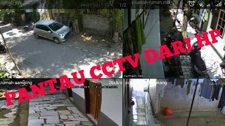 CARA MUDAH MEMANTAU CCTV DARI HANDPHONE [upl. by Yrffoeg]