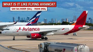 REVIEW  Avianca  San Salvador SAL  Miami MIA  Airbus A320200  Economy [upl. by Reivaxe]