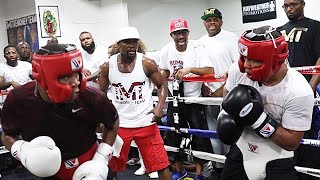 The FULL Gervonta Davis vs Devin Haney SPARRING WAR • 6 Rounds 18 Minutes DOG HOUSE RULES [upl. by Usanis]