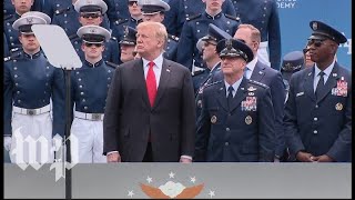 Trump delivers US Air Force Academy commencement address [upl. by Tiga]