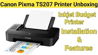 Canon Pixma TS207 Printer Unboxing Review Flash Tech Tamil [upl. by Alston]