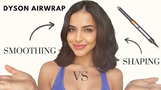 DYSON AIRWRAP  smoothing vs shaping [upl. by Kissiah]