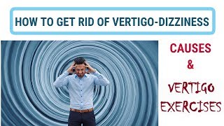 How To Get Rid Of Vertigo And Dizziness Causes amp Vertigo Exercises Treatment [upl. by Jump]