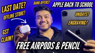 Apple Back to school 2024 Last date Offline store Bank offer How to verify with Unidays🔥 QnA [upl. by Aicercul]