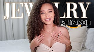 AMAZON MUST HAVES  AMAZON FAVORITES  AMAZON JEWELRY HAUL 2022 [upl. by Jackelyn]