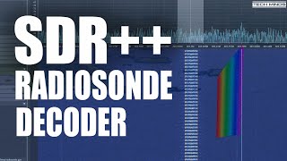 Radiosonde Decoder Plugin for SDR [upl. by Ailemac]